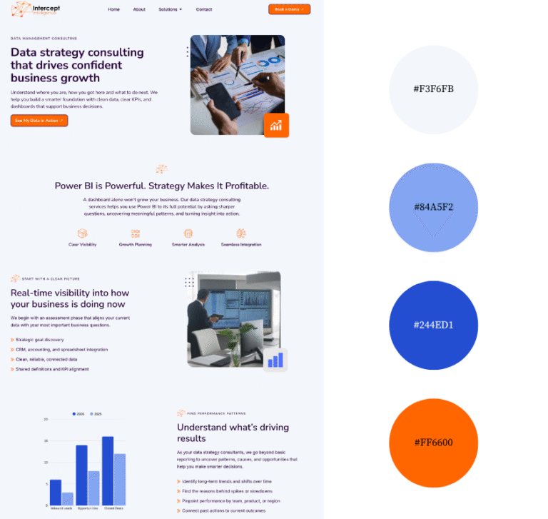 9 Top Color Palettes for IT Services Websites in 2025